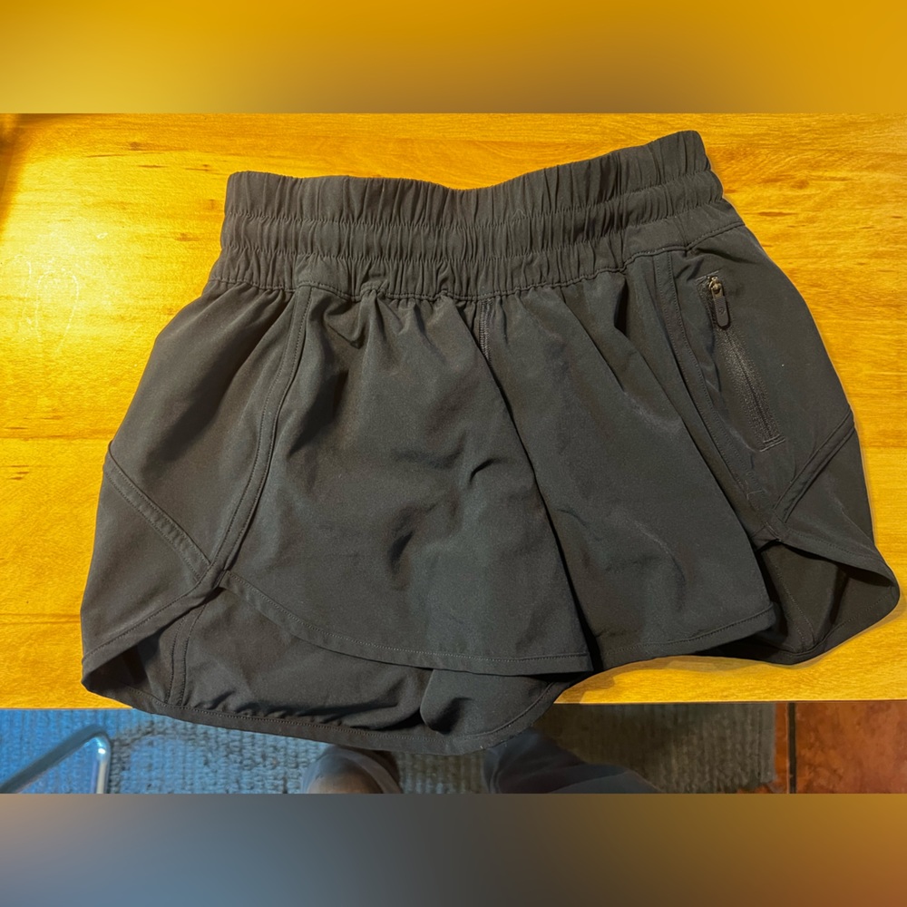Lululemon true navy 4” tracker shorts